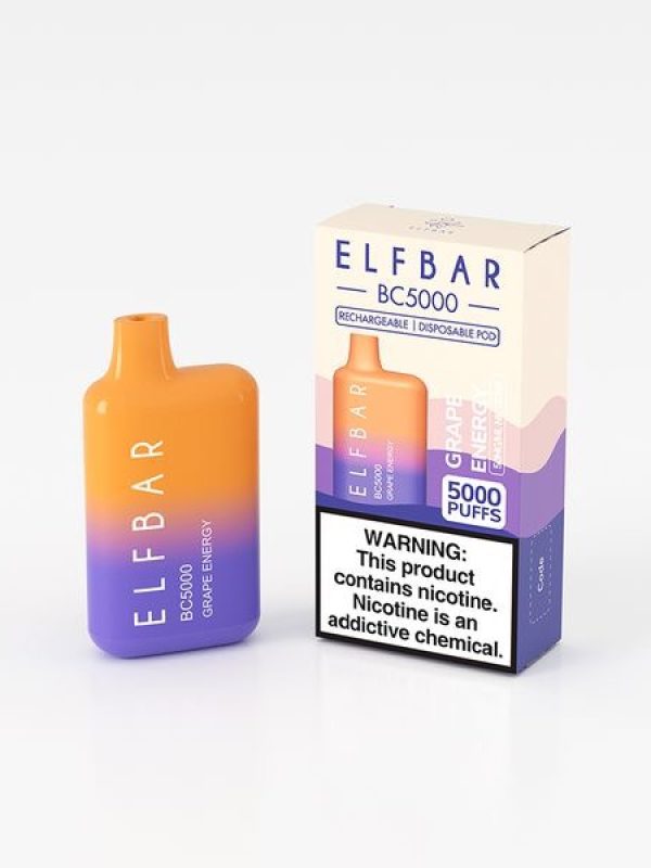 Elf Bar Grape Energy BC5000