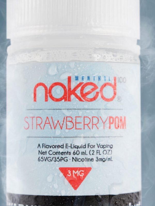 NAKED STRAWBERRY POM MENTHOL 60 ml