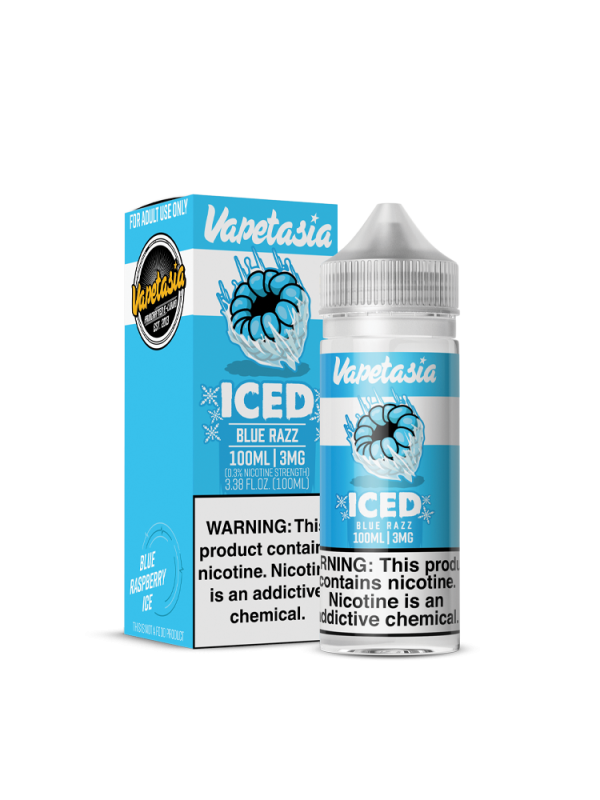 VAPETASIA BLUE RAZZ ICED 100ml