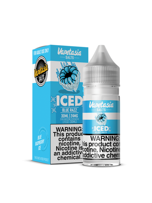 VAPETASIA ICED BLUE RAZZ