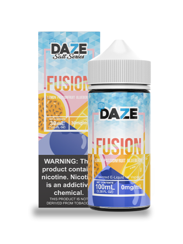 DAZE FUSION LEMON PASSIONFRUIT BLUEBERRY ICED