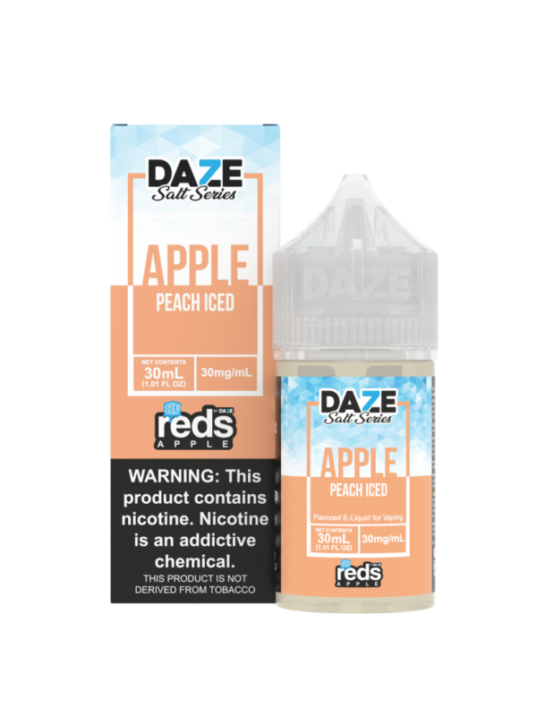 REDS APPLE PEACH ICED SALTNIC