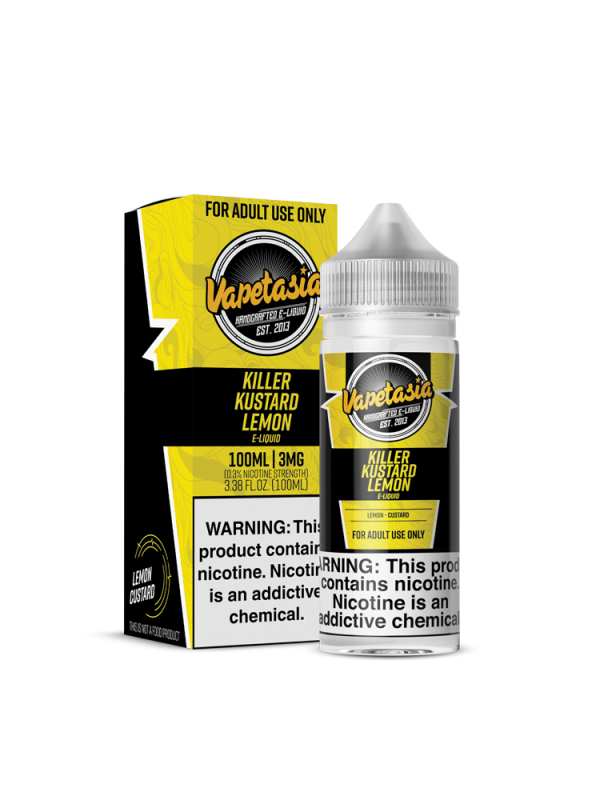 VAPETASIA KILLER KUSTARD LEMON 100ml