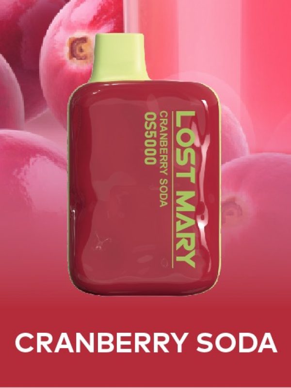 Lost Mary Cranberry Soda OS5000